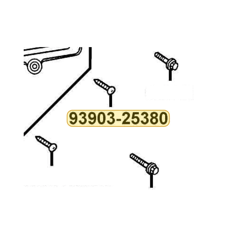 93903-25380 SCREW TAPPING 5*16 — diagram cutout