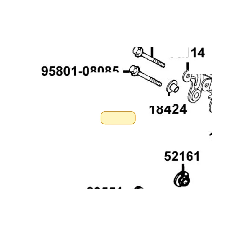 52161-KFW6-901 CAP RR FORK PIVOT PLATE — diagram cutout