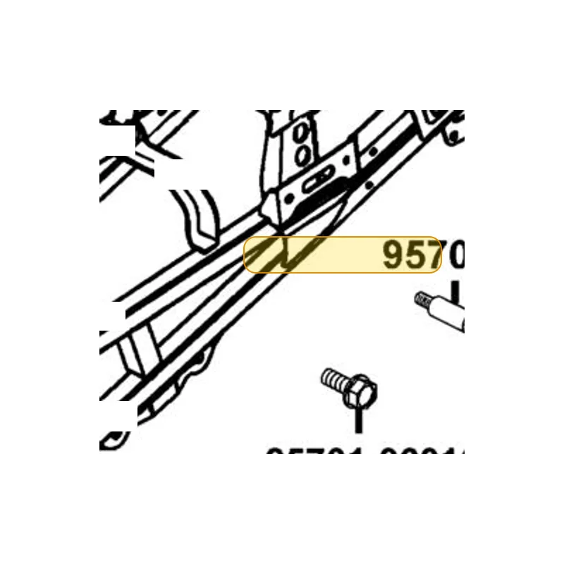 95701-LEC8-E00 HOOK BOLT M8 — diagram cutout