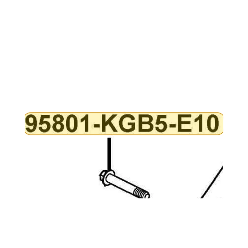 95801-KGB5-E10 BOLT FLANGE 8*60 — diagram cutout