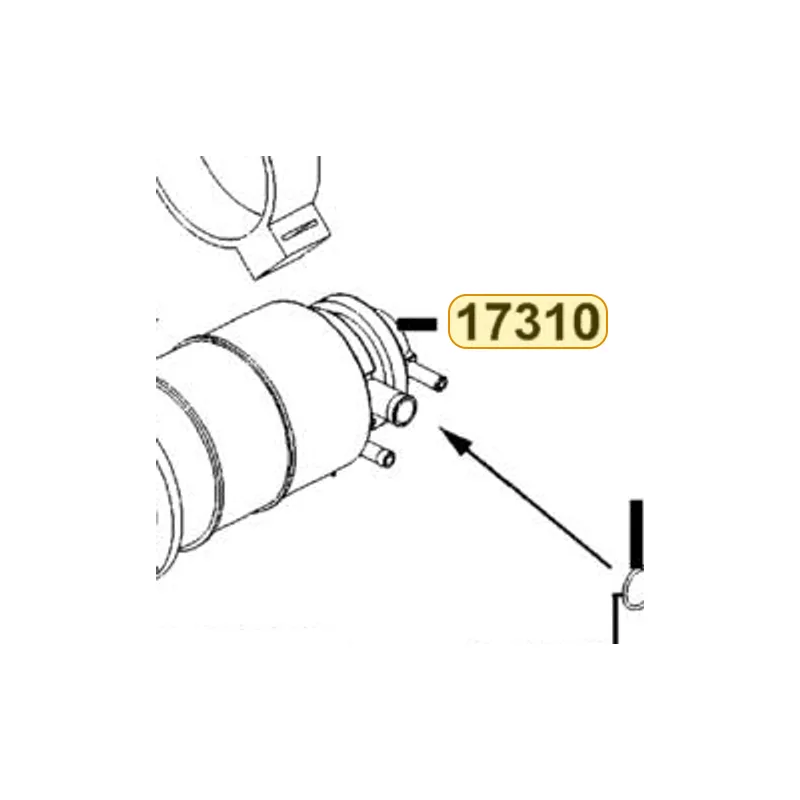 17310-LGA3-M30 CANISTER COMP — diagram cutout