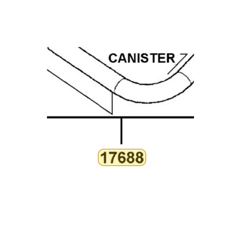 17688-LGA3-900 TUBE ASSY. TANK-CANISTER — diagram cutout