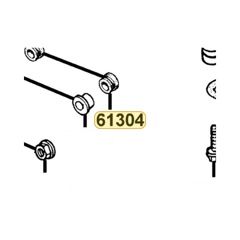 61304-KKBK-900 RUBBER OIL COOLER — diagram cutout