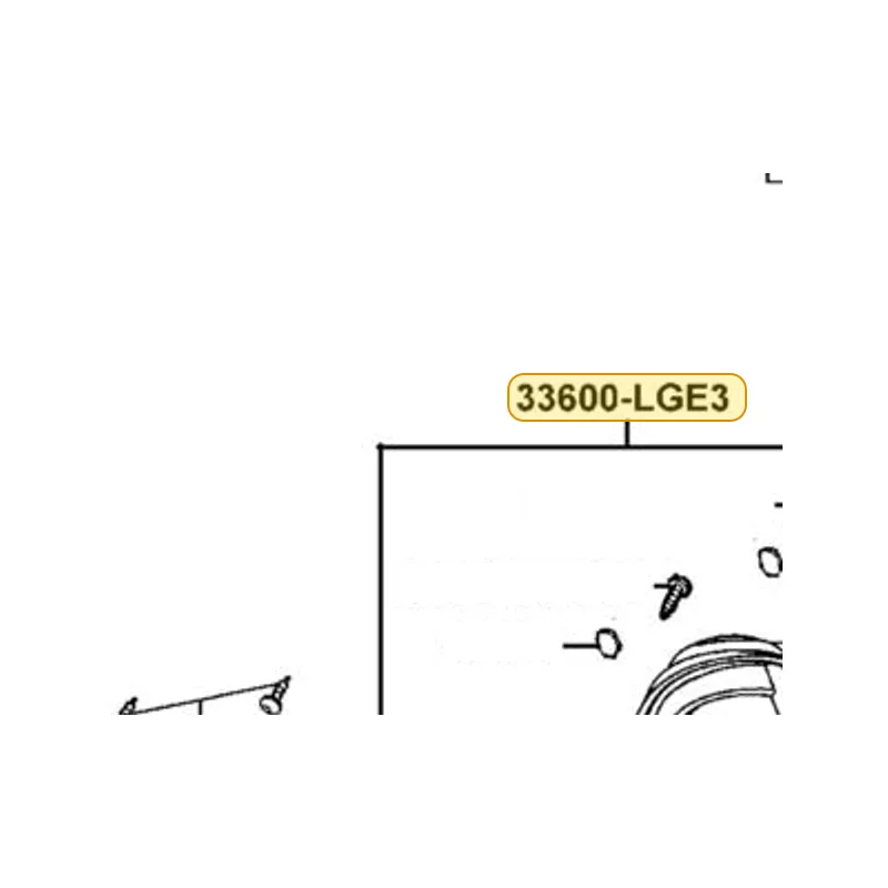 33600-LGE3-M30 WINKER ASSY R RR — diagram cutout