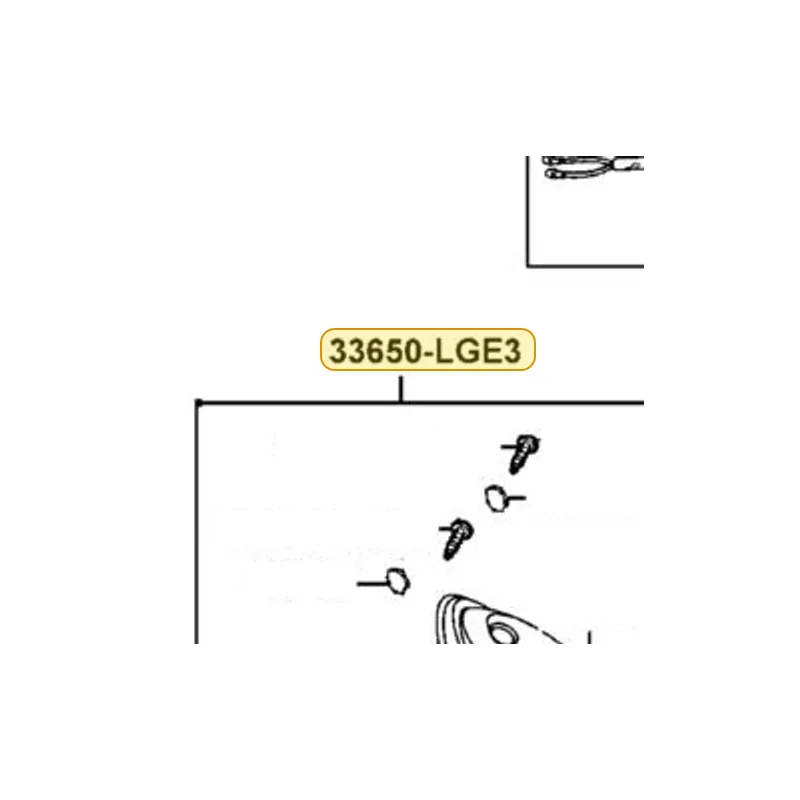 33650-LGE3-M30 WINKER ASSY L RR — diagram cutout