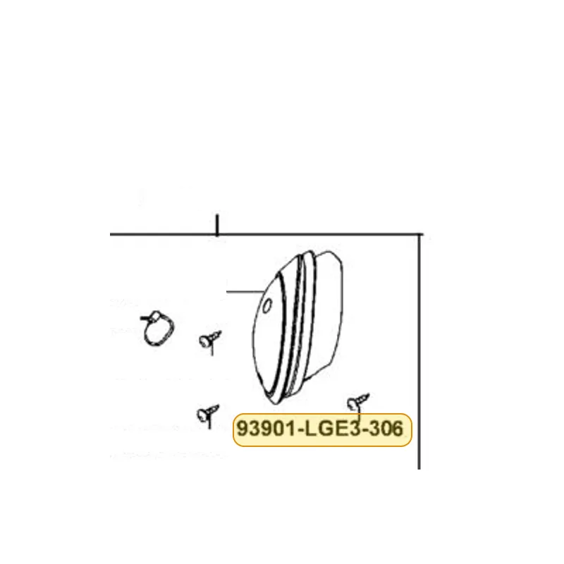 93901-LGE3-306 SCREW TAPPING 2X8 — diagram cutout