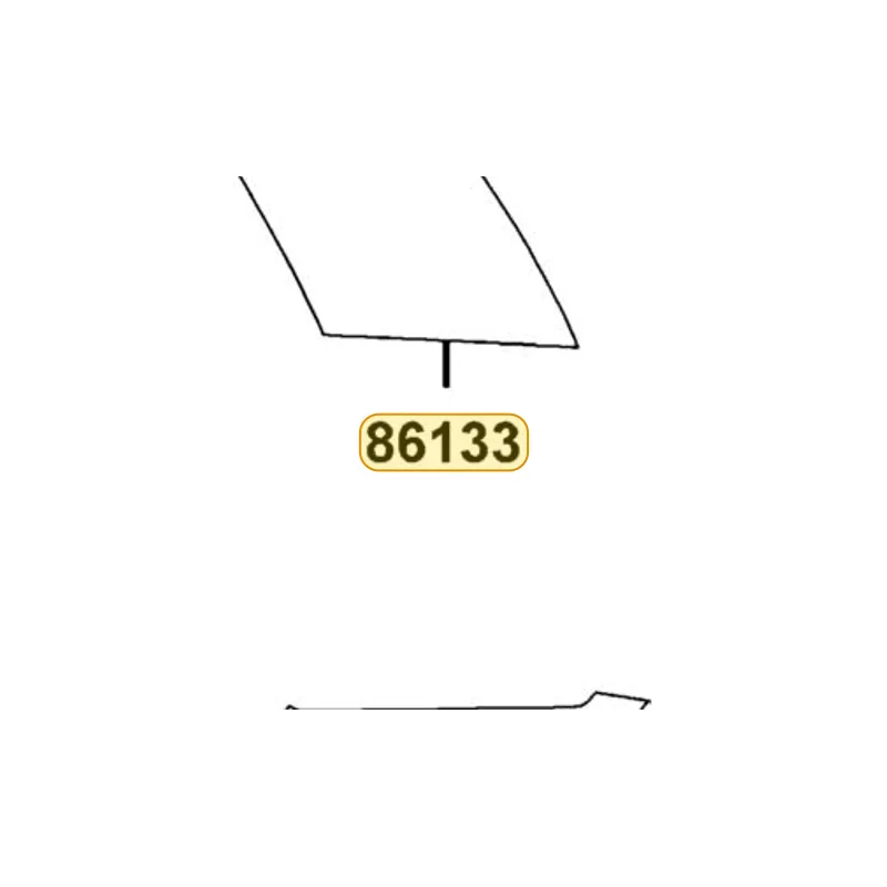 86133-LEC8-E00-T03 STRIPE B L COWL — diagram cutout