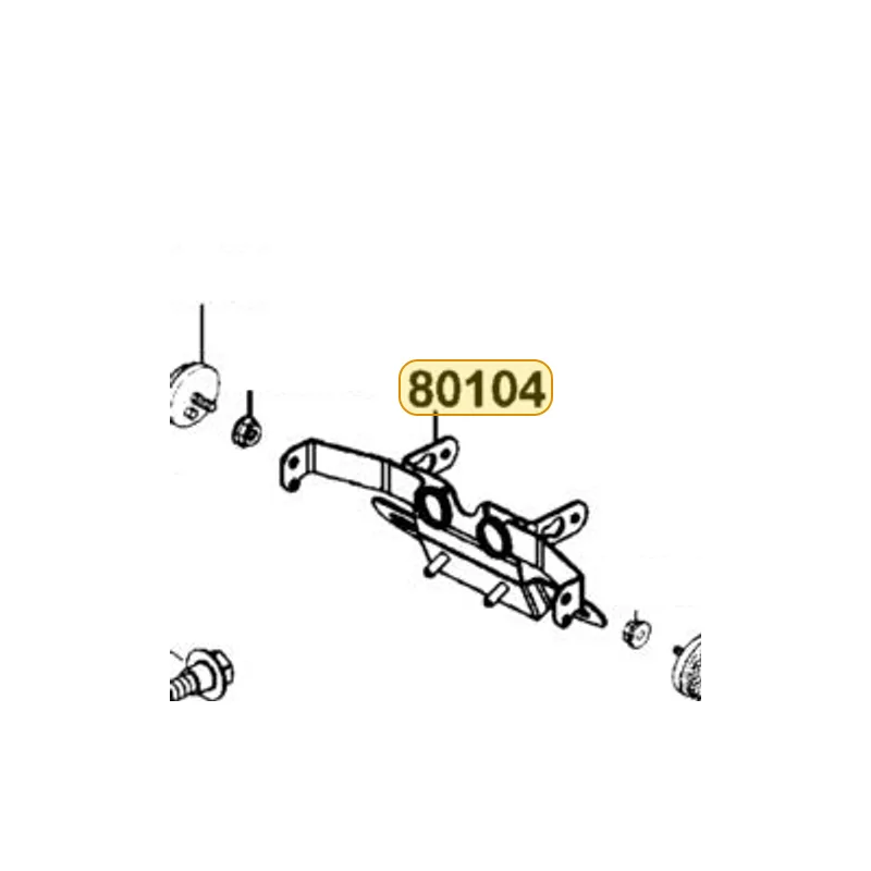 80104-LGE3-M30 STAY LICENCE PLATE — diagram cutout