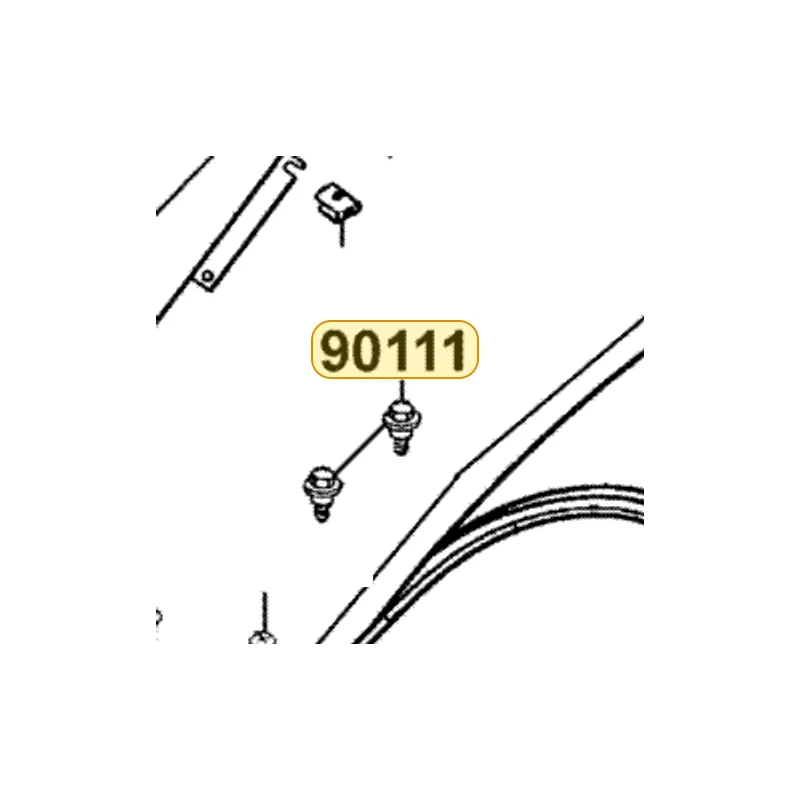 90111-KFW6-001 BOLT FLANGE 6MM — diagram cutout