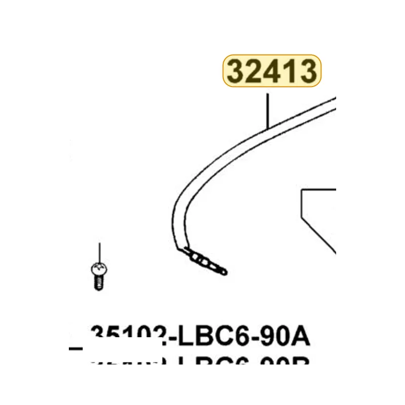 32413-LGF3-E00 CORD EARTH — diagram cutout