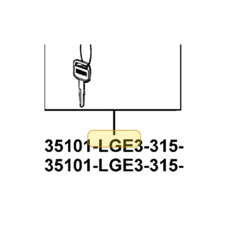 35101-LGE3-315-M1 SW COMB & LOCK — diagram cutout