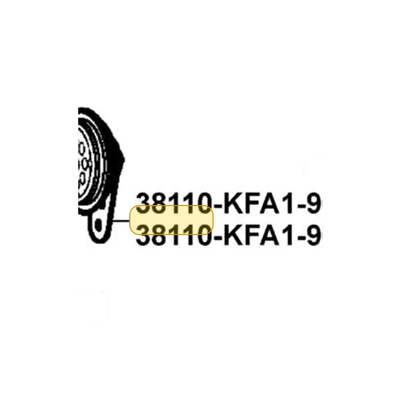 38110-KFA1-80B HORN COMP (D203) — diagram cutout