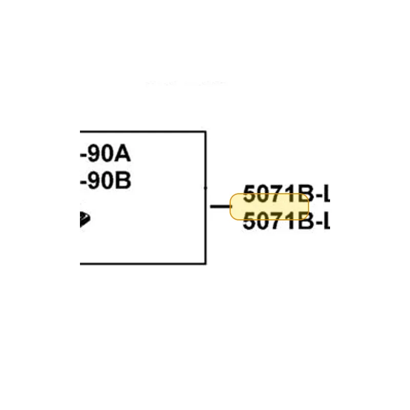 5071B-LBC6-90B BAR STEP L ASSY — diagram cutout