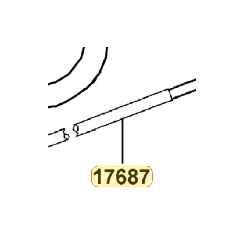 17687-LAB4-900 TUBE ASSY INLET PIPE-AICV — diagram cutout