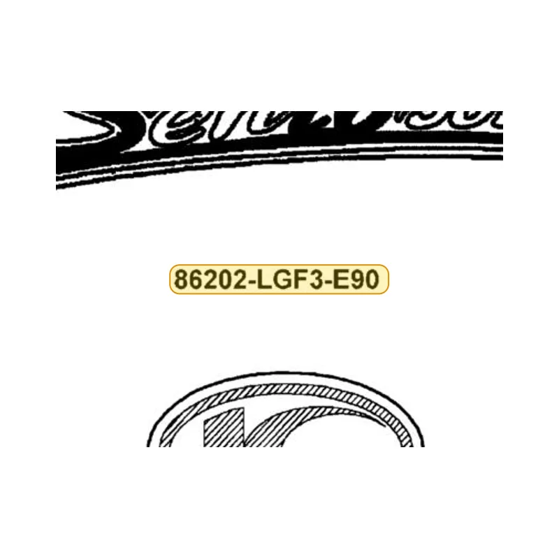 86202-LGF3-E90-T01 EMB BODY COVER — diagram cutout