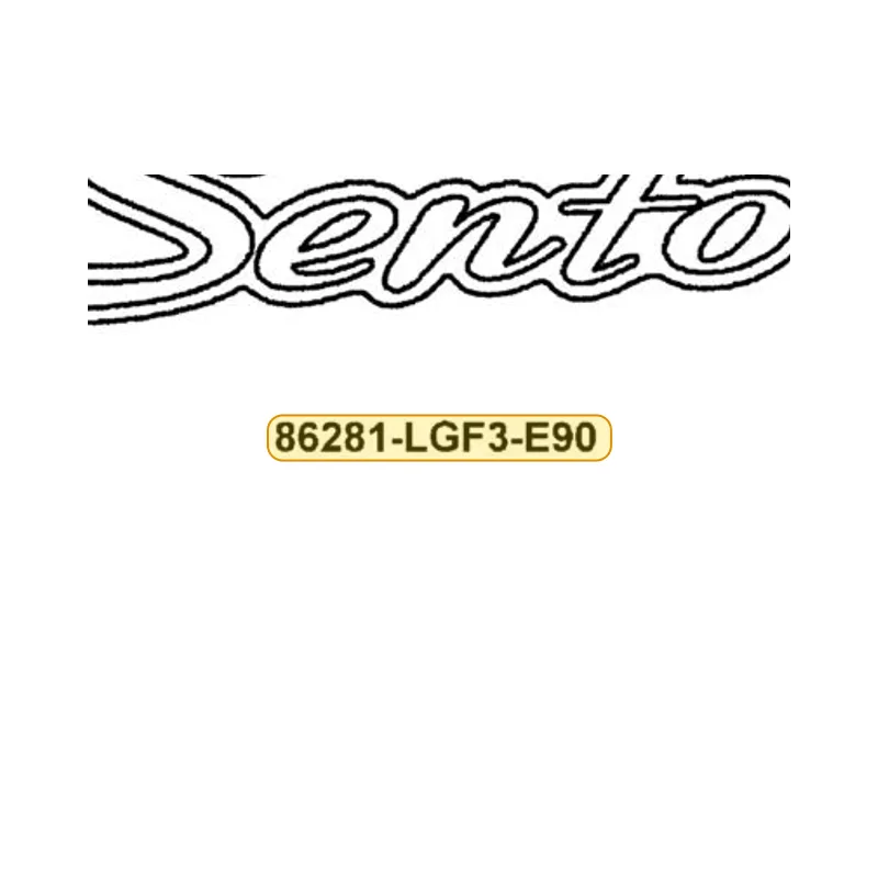 86281-LGF3-E90-T01 STRIPE FR MOLD — diagram cutout