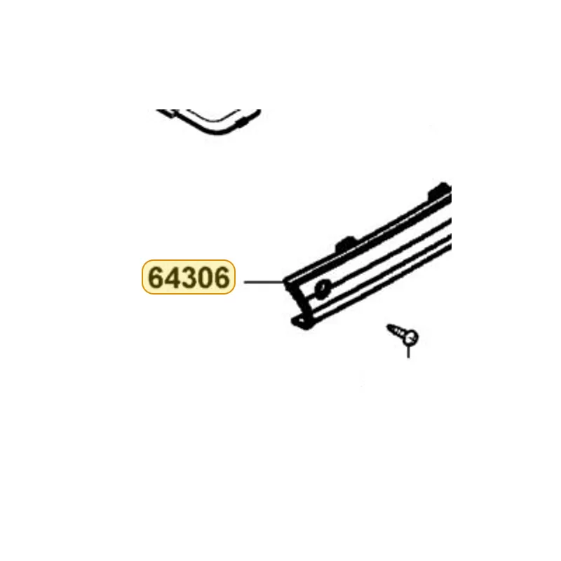 64306-LBC6-900-EAP SKIRT L SIDE — diagram cutout