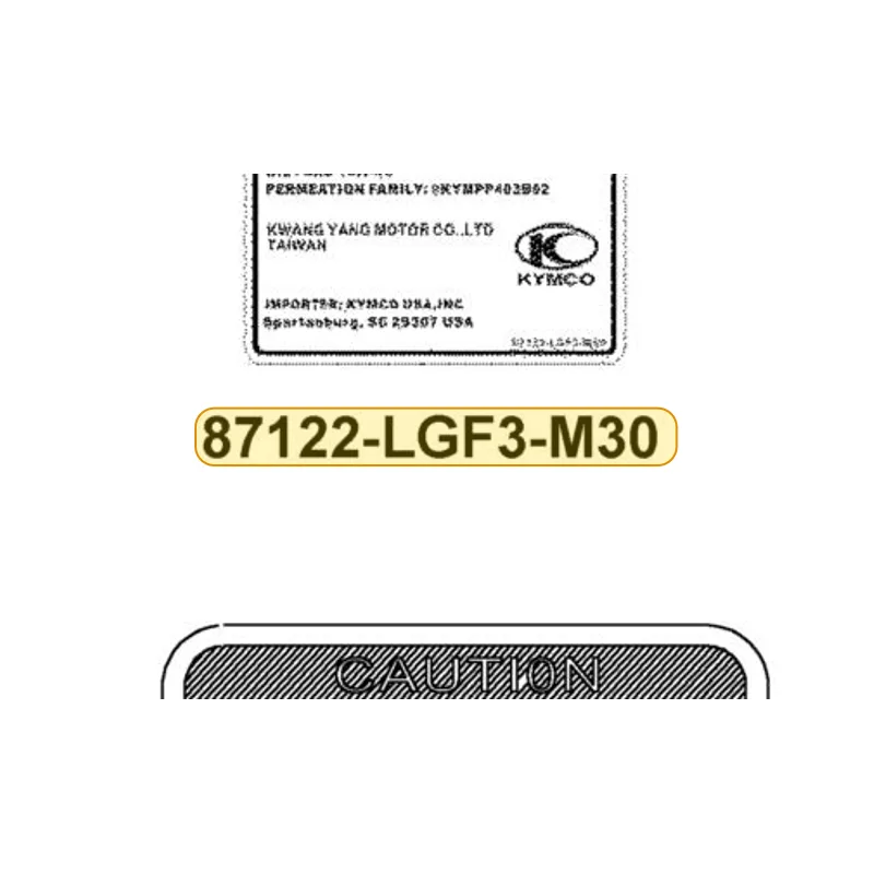 87122-LGF3-M30-T01 MARK EVAPORATIVE E/M — diagram cutout