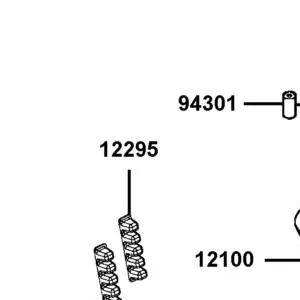 12295-LEC8-E00 RUBBER A INSERT CYLINDER — diagram cutout