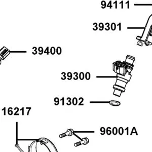 39300-LGM5-800 INJECTOR.FUEL — diagram cutout