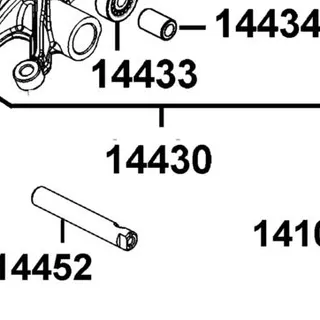 14430-LGM5-900 ARM COMP. IN VALVE ROCKER — diagram cutout