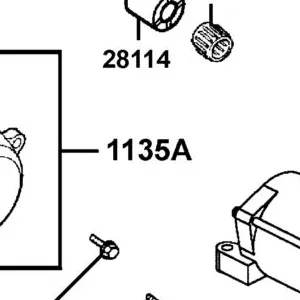 1135A-LBF3-800-NEA COVER REDUCTION GEAR ASSY — diagram cutout