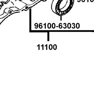 11100-LGM5-305-MLA CRANK CASE SET RIGHT — diagram cutout