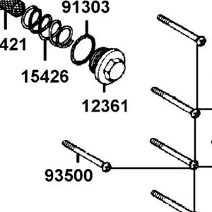 12361-LBE8-900-NEA HOLE CAP TAPPET ADJUSTING — diagram cutout