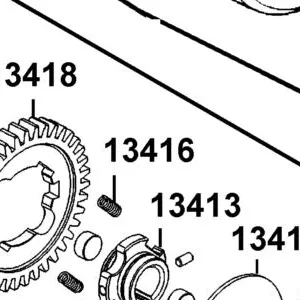 13416-ALH3-900 SRG BALANCER GEAR — diagram cutout