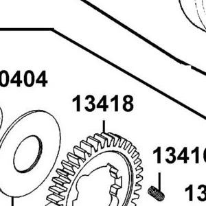 13418-ALH3-900 GEAR BALANCER SHAFT — diagram cutout