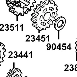 23451-4K39-901 GEAR C-2 (32T) — diagram cutout