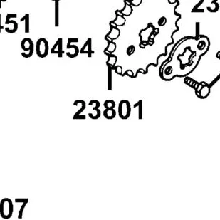 23801-KKAK-900 SPROCKET DRIVE — diagram cutout