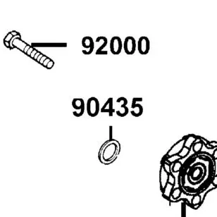 90435-KGAG-900 WASHER 6.1MM — diagram cutout
