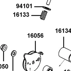 16056-LGM5-900 LEVER ASSY..THROTTLE — diagram cutout