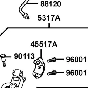 45517-LBF3-800-M2A HOLDER HANDLE BRACKET — diagram cutout