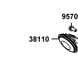 38110-ALH3-900 HORN COMP. — diagram cutout