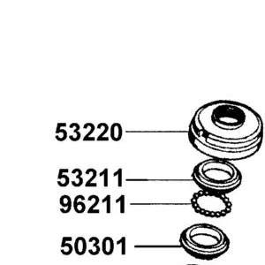 53220-LBE8-900 THREAD COMP STRG HD TOP — diagram cutout