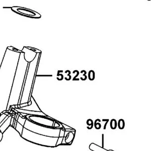 53230-ALH3-900-NEA BRIDGE FORK TOP — diagram cutout