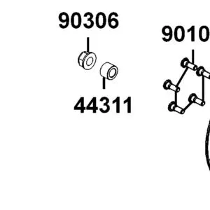 44311-GAR1-950 COLLAR FR WHEEL SIDE — diagram cutout