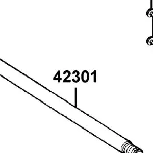 42301-KYCY-500 AXLE RR WHEEL M16*297MM — diagram cutout