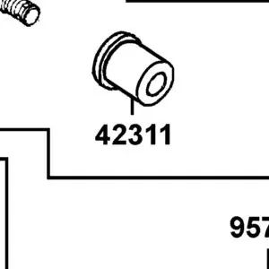 42311-LGM8-920 COLLAR RR AXLE A — diagram cutout