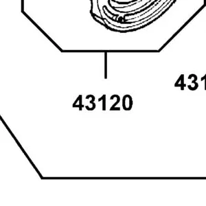 43120-ALH3-305 SHOE SET — diagram cutout