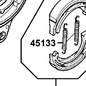 45133-2L40-001 SPRING FRONT BRAKE SHOE — diagram cutout