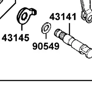 90549-1A21-001 WASHER PLAIN 14M/M — diagram cutout