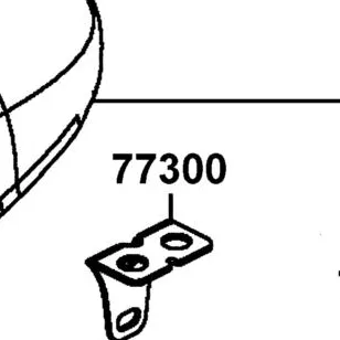 77300-ALH3-900 STAY — diagram cutout