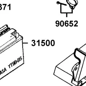 31500-LGM5-900 BATTERY YT9B-BS — diagram cutout