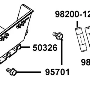 50326-LGM5-900-N1R COVER BATTERY (Black) — diagram cutout