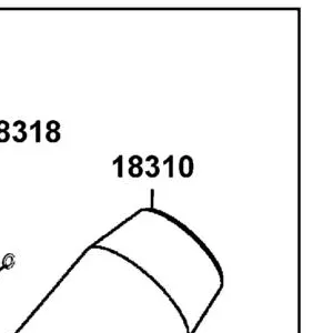 18310-ALH3-M30 MUFFLER COMP — diagram cutout