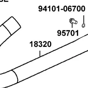 18320-ALH3-900 PIPE EXHAUST — diagram cutout
