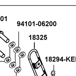 18325-ALH3-900 PROTECTOR EXH PIPE — diagram cutout